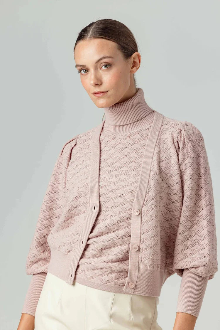 SUNDAYS LAVINIA CARDIGAN | SADDLE