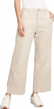 MYA Cotton Canvas Pants | Oyster
