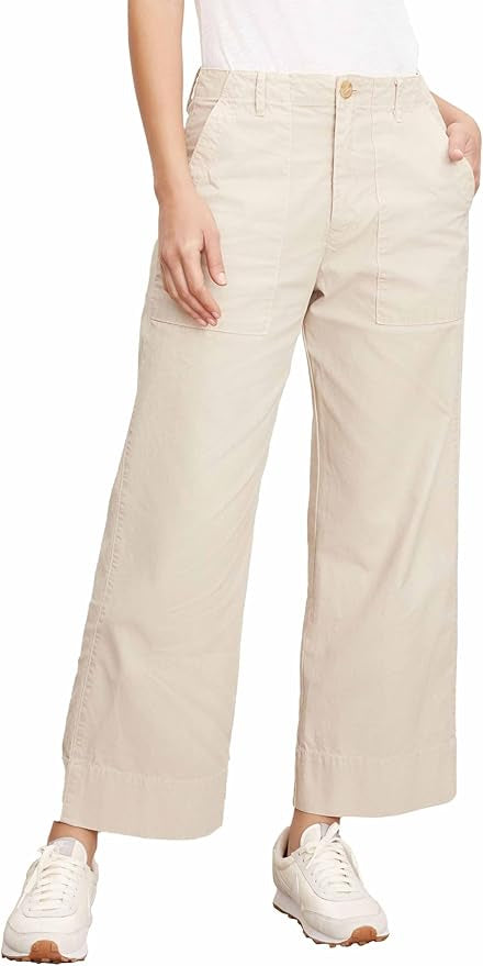 MYA Cotton Canvas Pants | Oyster