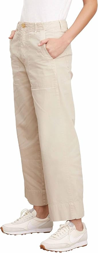 MYA Cotton Canvas Pants | Oyster