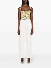 LE JANE WIDE LEG RAW FRAY IN AU NATURAL CLEAN