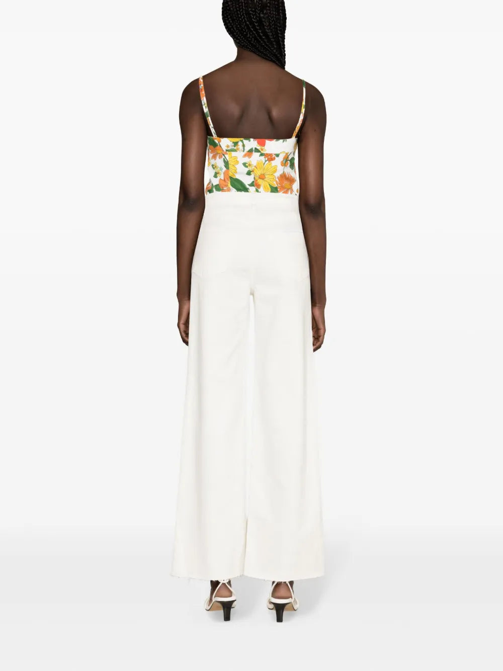 LE JANE WIDE LEG RAW FRAY IN AU NATURAL CLEAN
