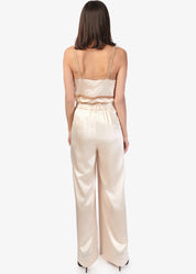 DAVINA WIDE LEG PANT | BONE