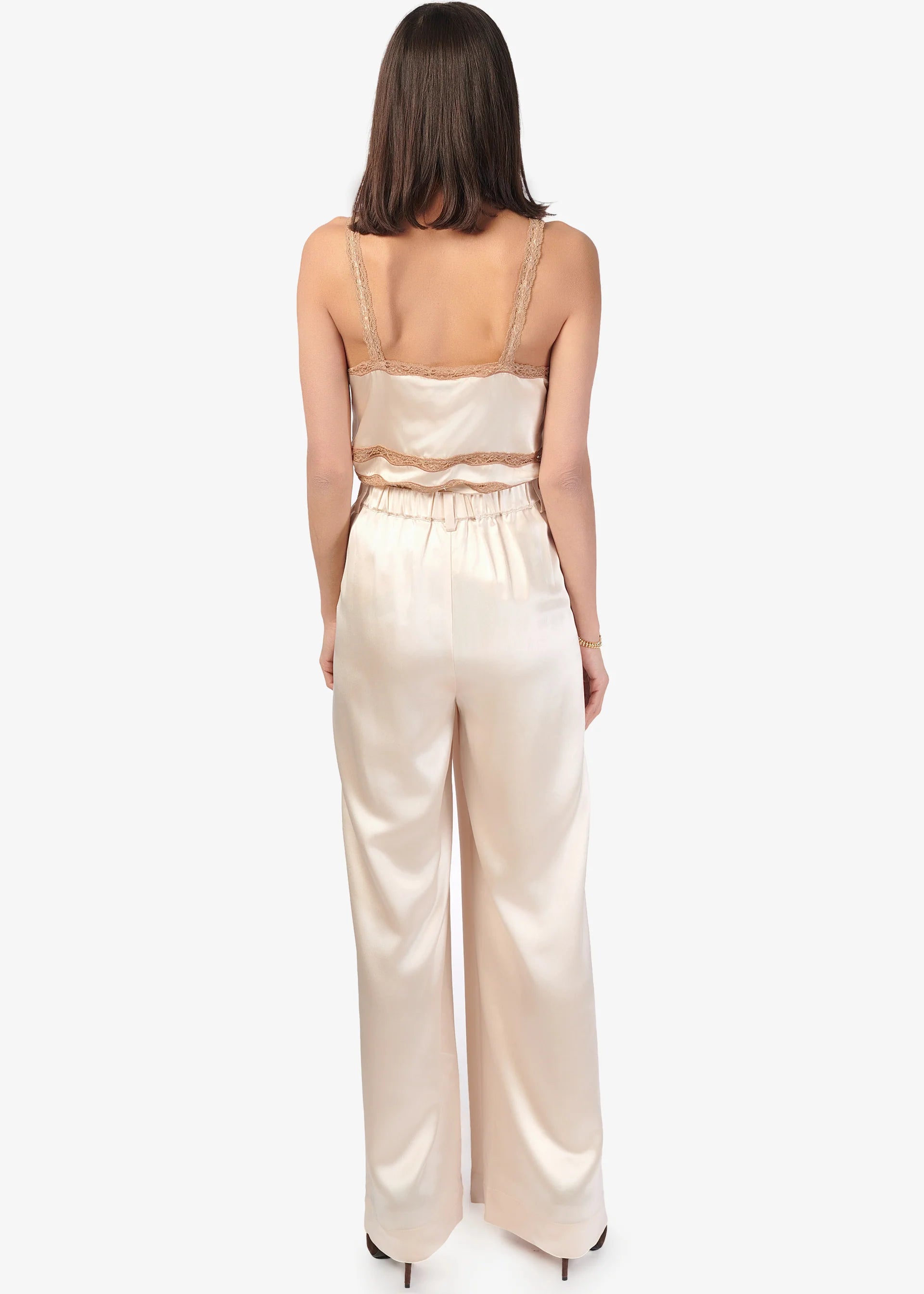 DAVINA WIDE LEG PANT | BONE