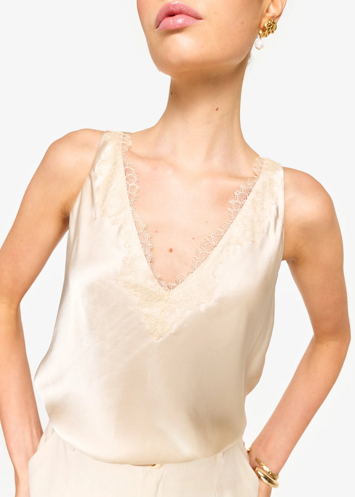 MARRIS CAMISOLE | BONE