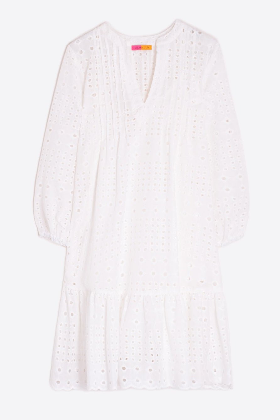 DRESS TAYLOR SANGALLO BLANCO