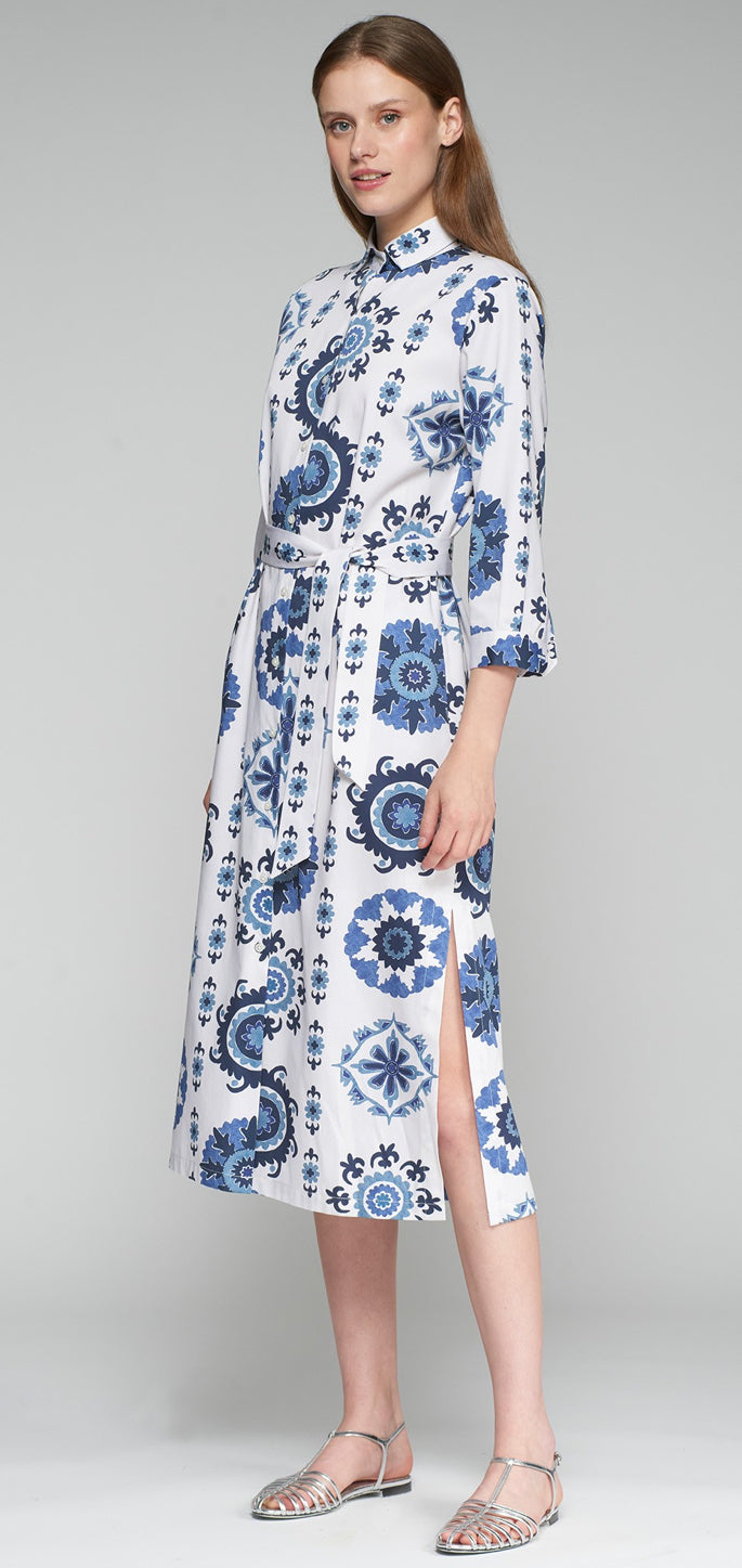DRESS ANTONELLA SUZANI AZUL