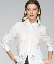 SHIRT TEA PIÑA BORDADA