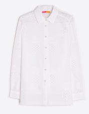 SHIRT TEA PIÑA BORDADA