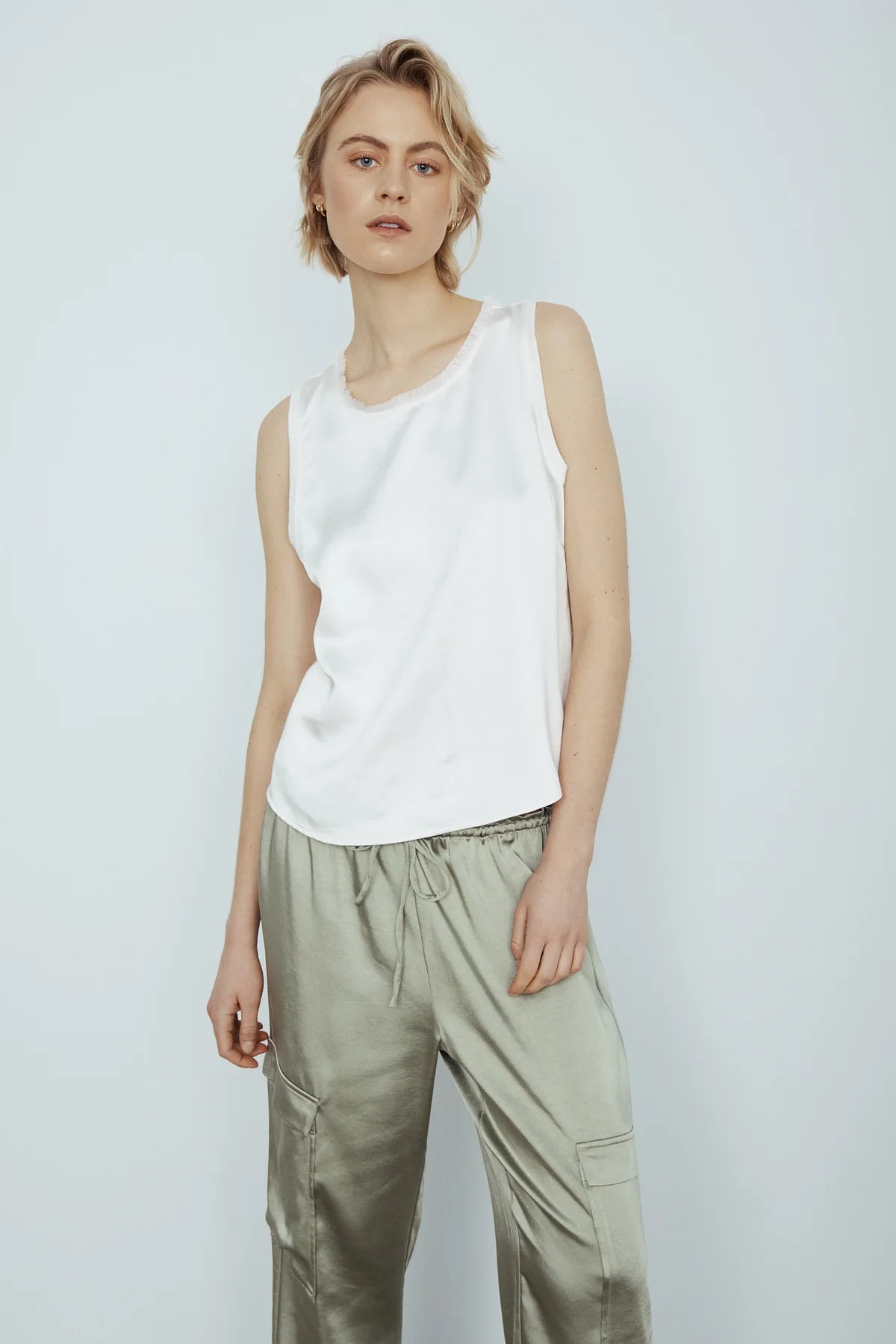 SIENNA SATIN TOP