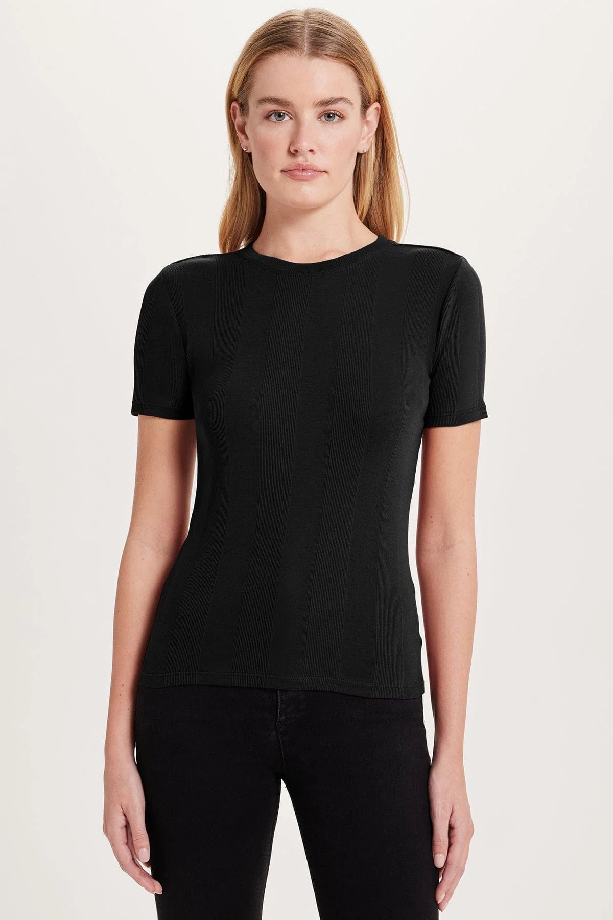 VARIEGATED RIB TEE