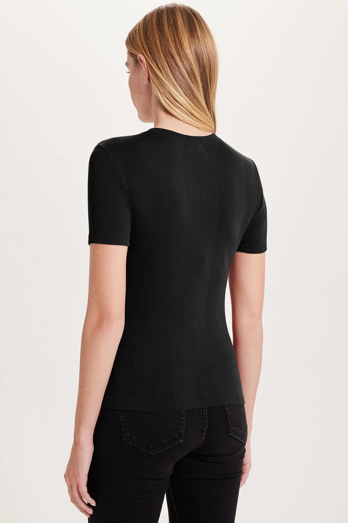 VARIEGATED RIB TEE