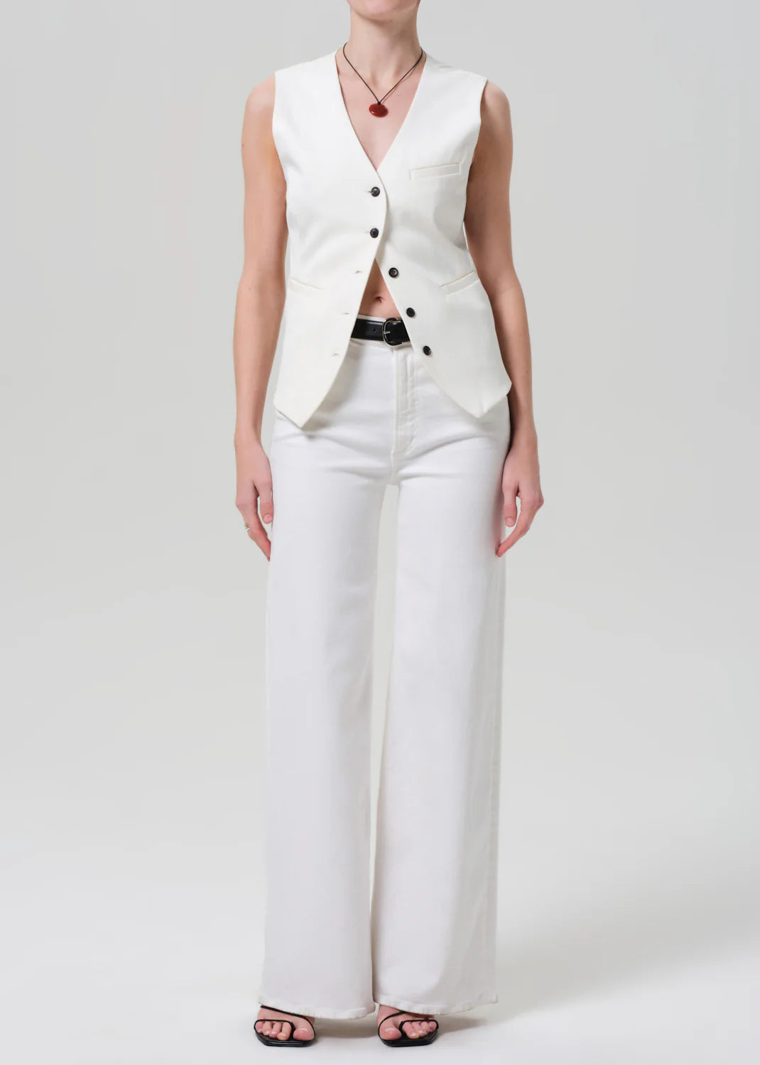 Lyra Long Wide Leg | Soft White
