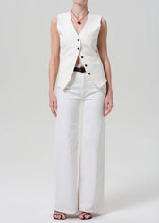 Lyra Long Wide Leg | Soft White