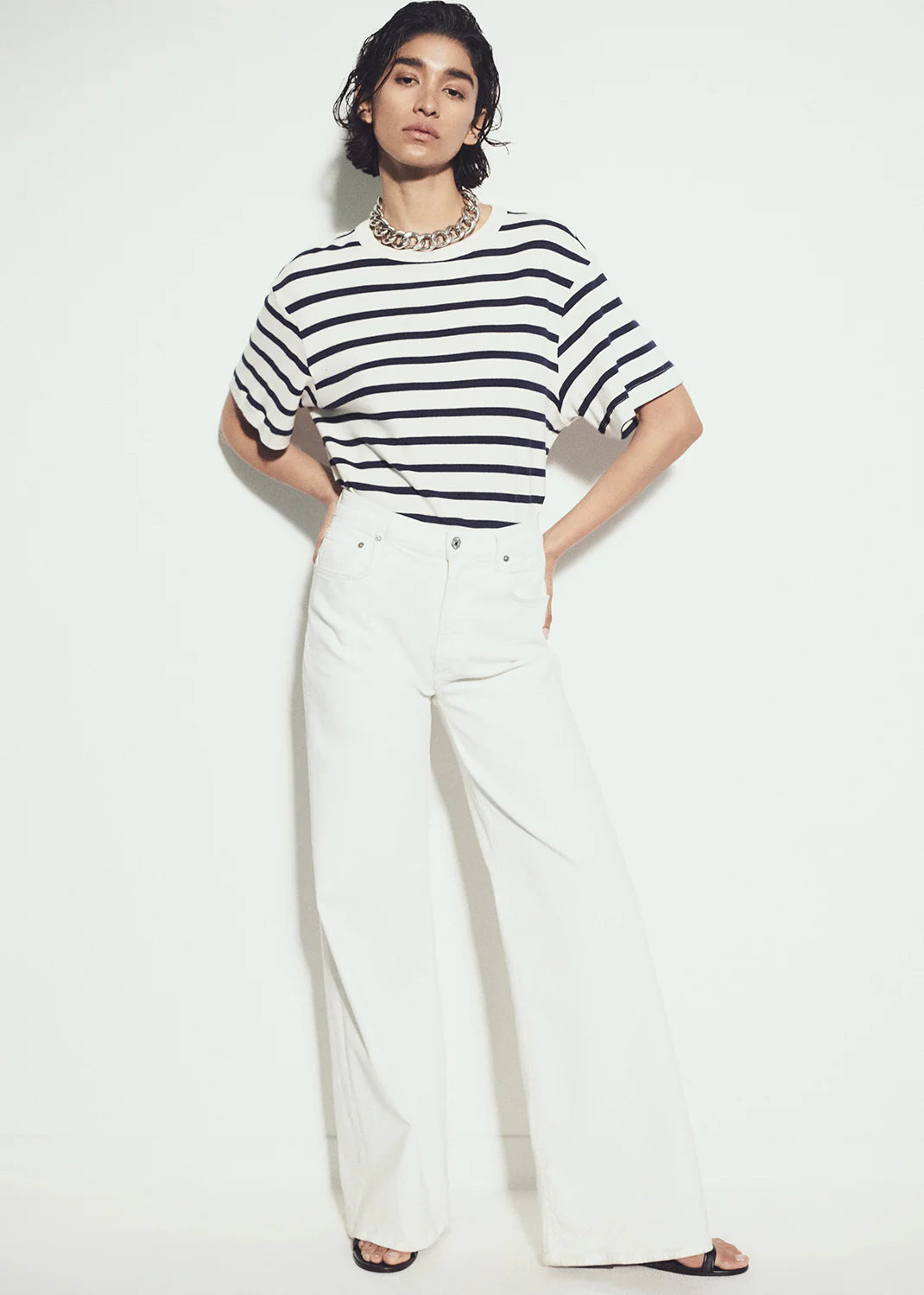 Lyra Long Wide Leg | Soft White