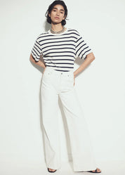 Lyra Long Wide Leg | Soft White