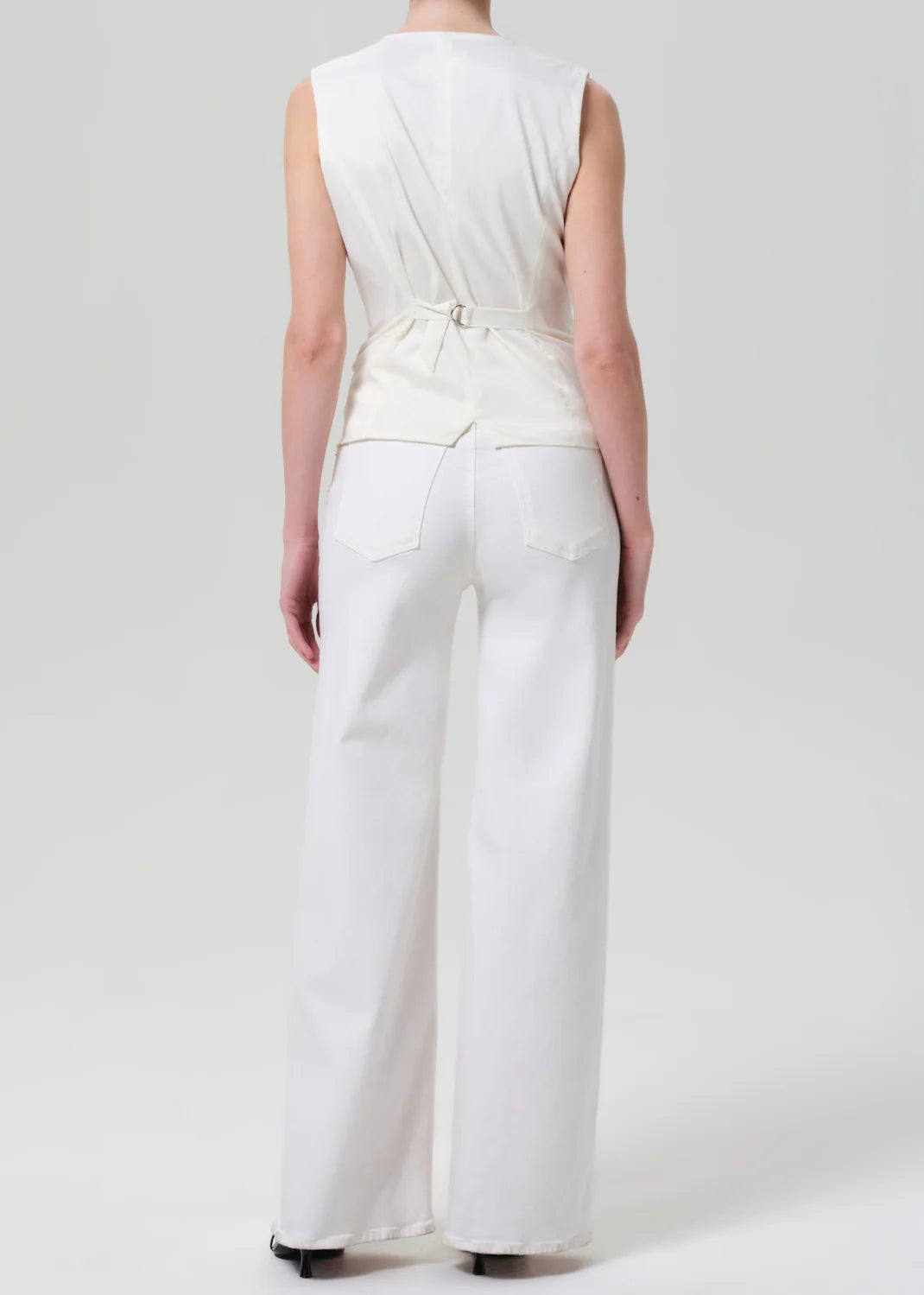 Lyra Long Wide Leg | Soft White