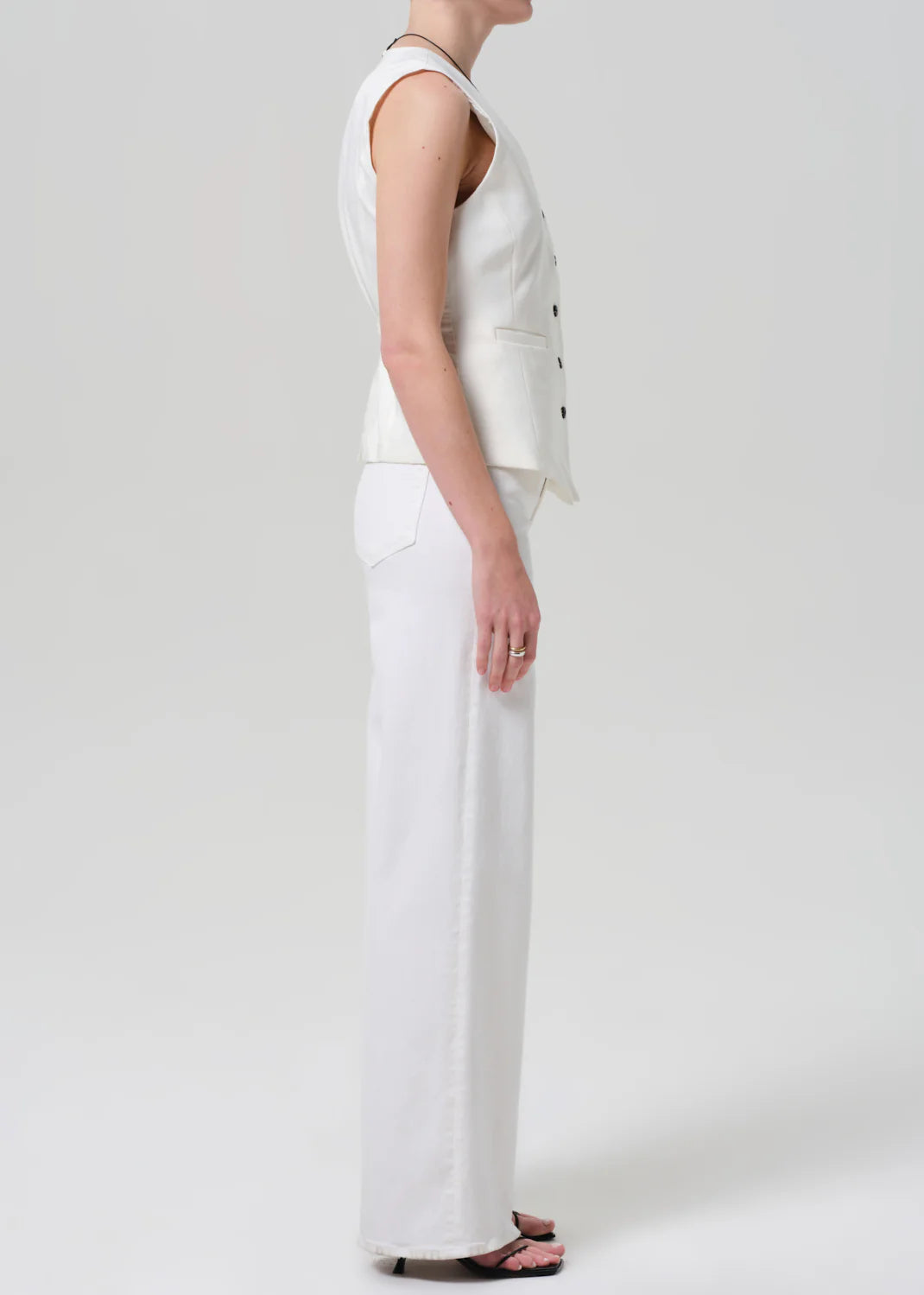 Lyra Long Wide Leg | Soft White