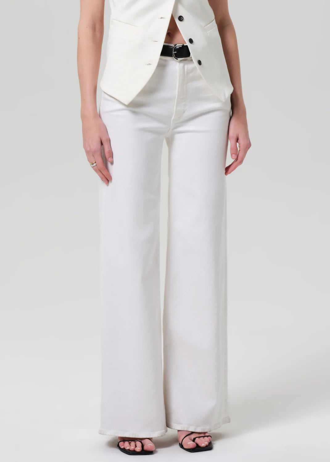 Lyra Long Wide Leg | Soft White