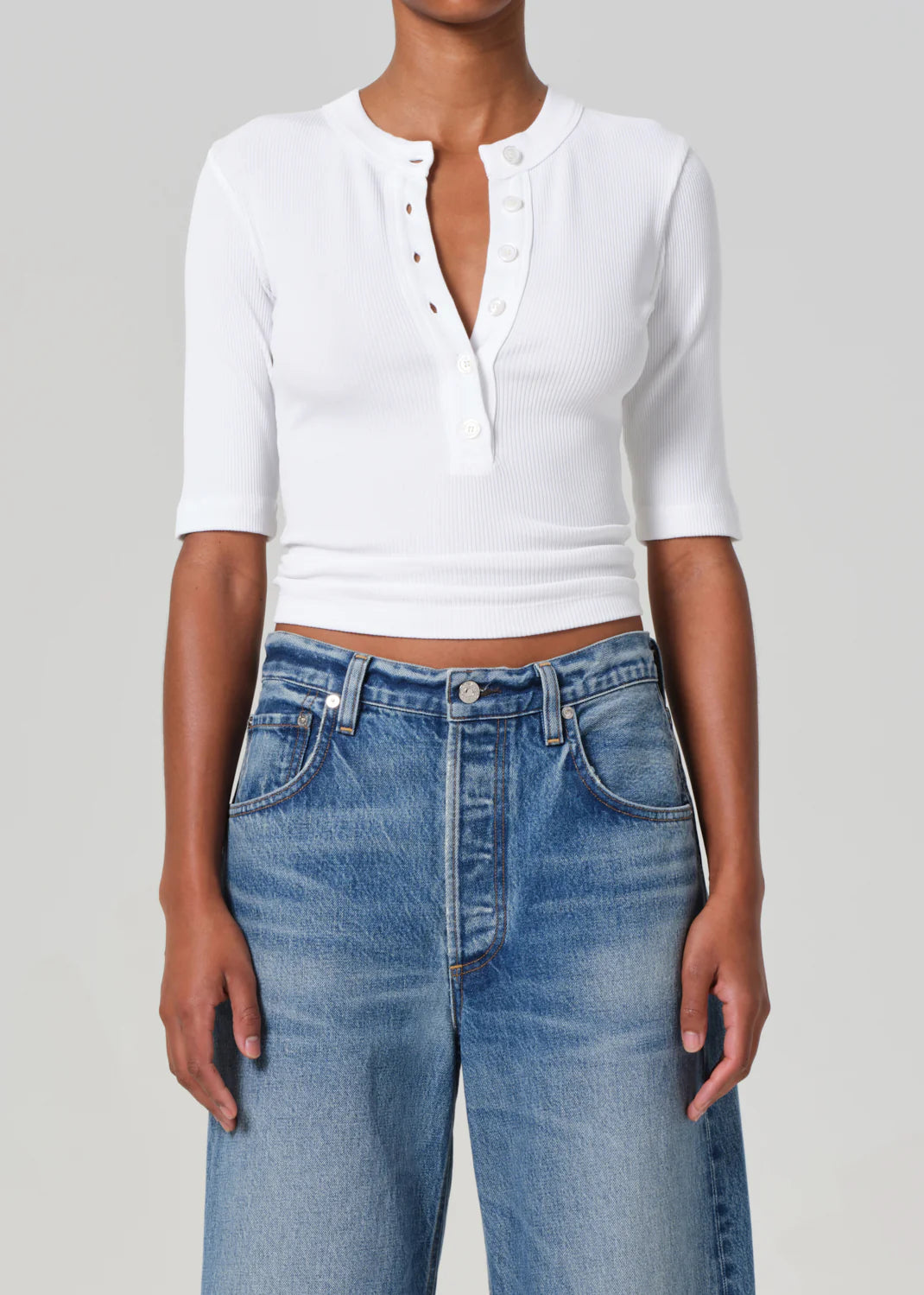 Nali Short Sleeve Henley