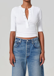 Nali Short Sleeve Henley