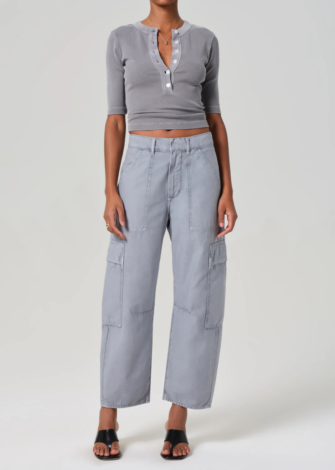 Marcelle Low Slung Easy Cargo | Hematite