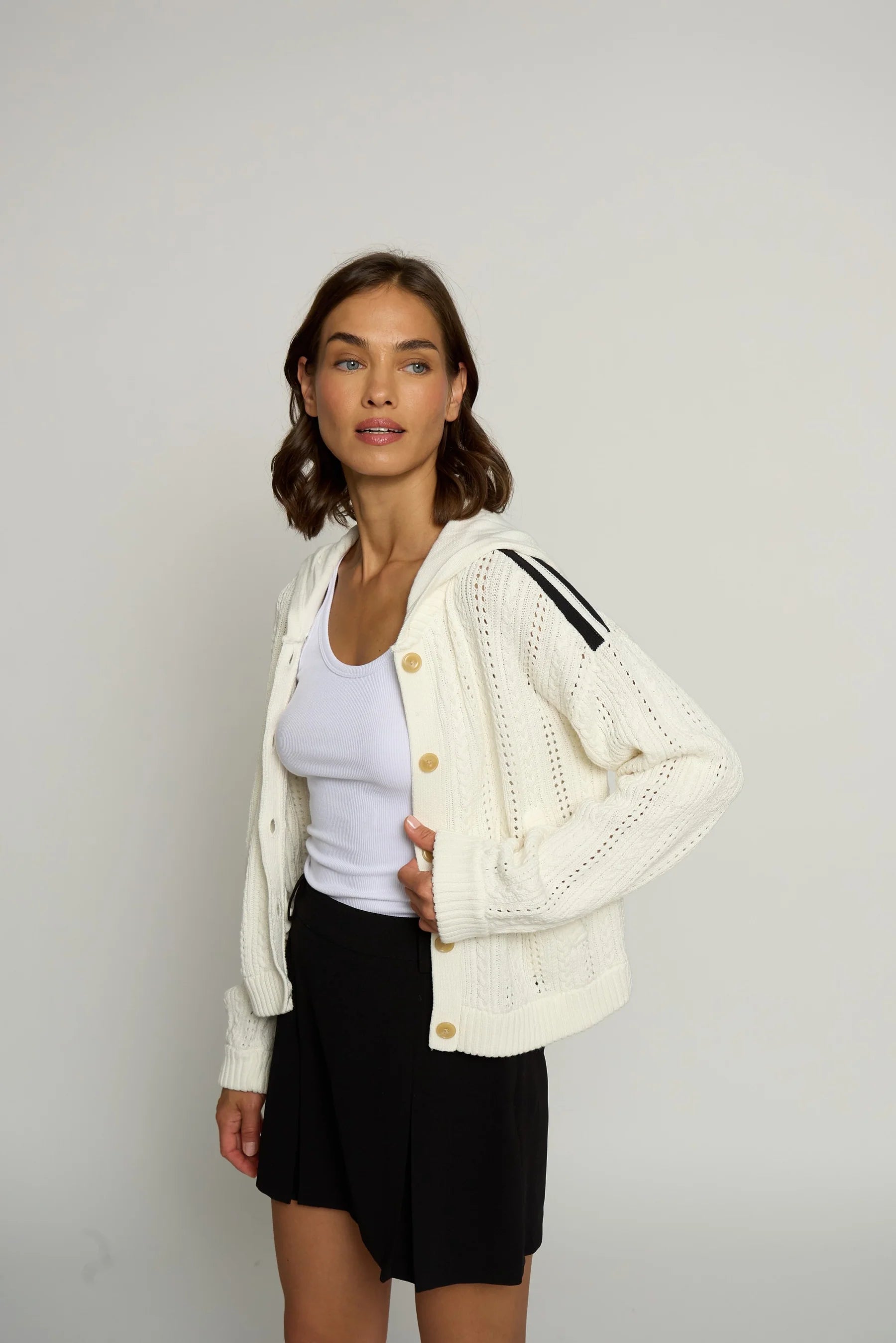 SWEATER BOMBER | WHITE