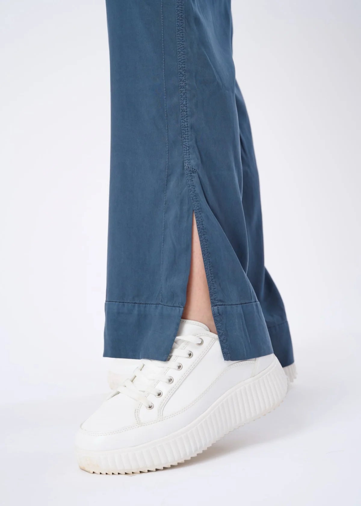 CARACAS STRETCH CUPRO WIDE-LEG CARGO PANT