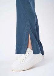 CARACAS STRETCH CUPRO WIDE-LEG CARGO PANT