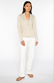 BACK RIB BLAZER | CHAMPAGNE