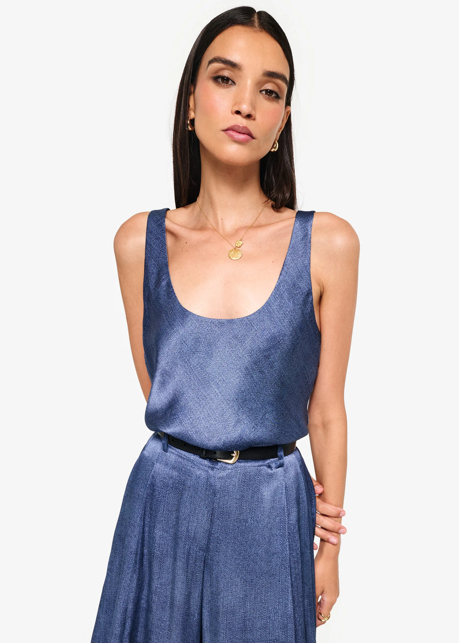 ANDRESSA CAMISOLE | RAW DENIM
