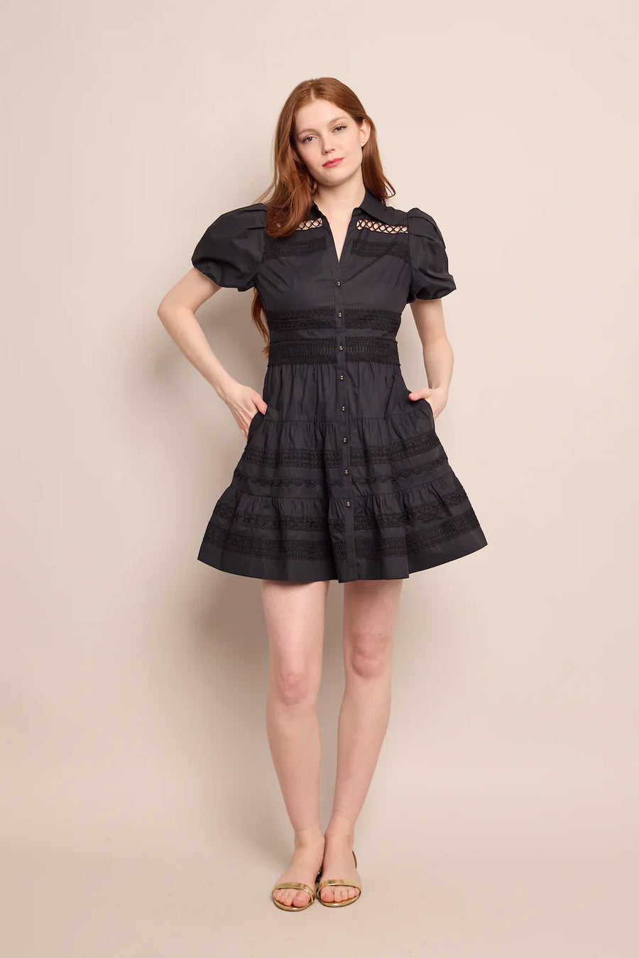 Mardi Mini Dress | Black