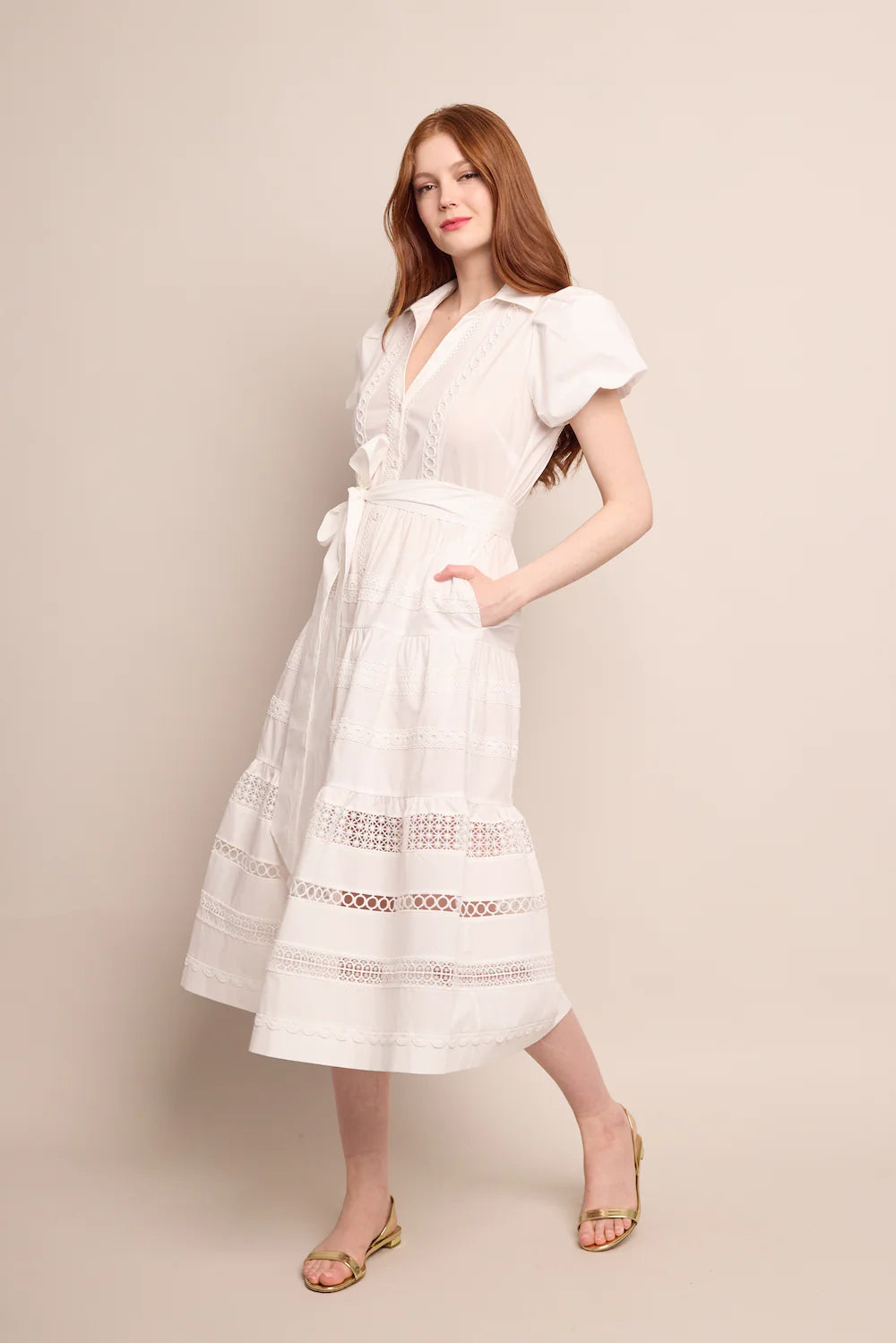 Mardi Dress | White