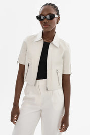 SEVANA | REVERSIBLE LEATHER JACKET