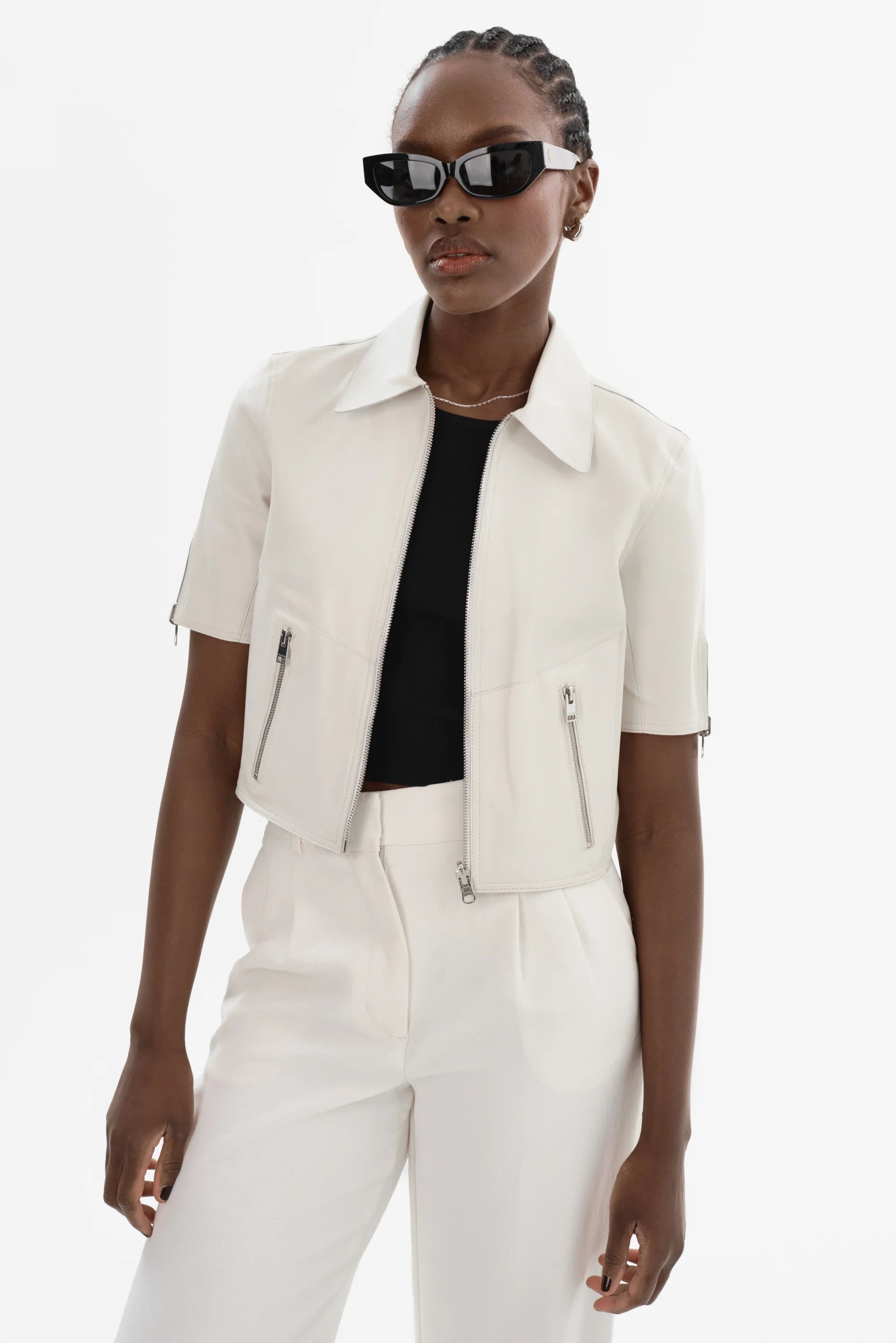SEVANA | REVERSIBLE LEATHER JACKET