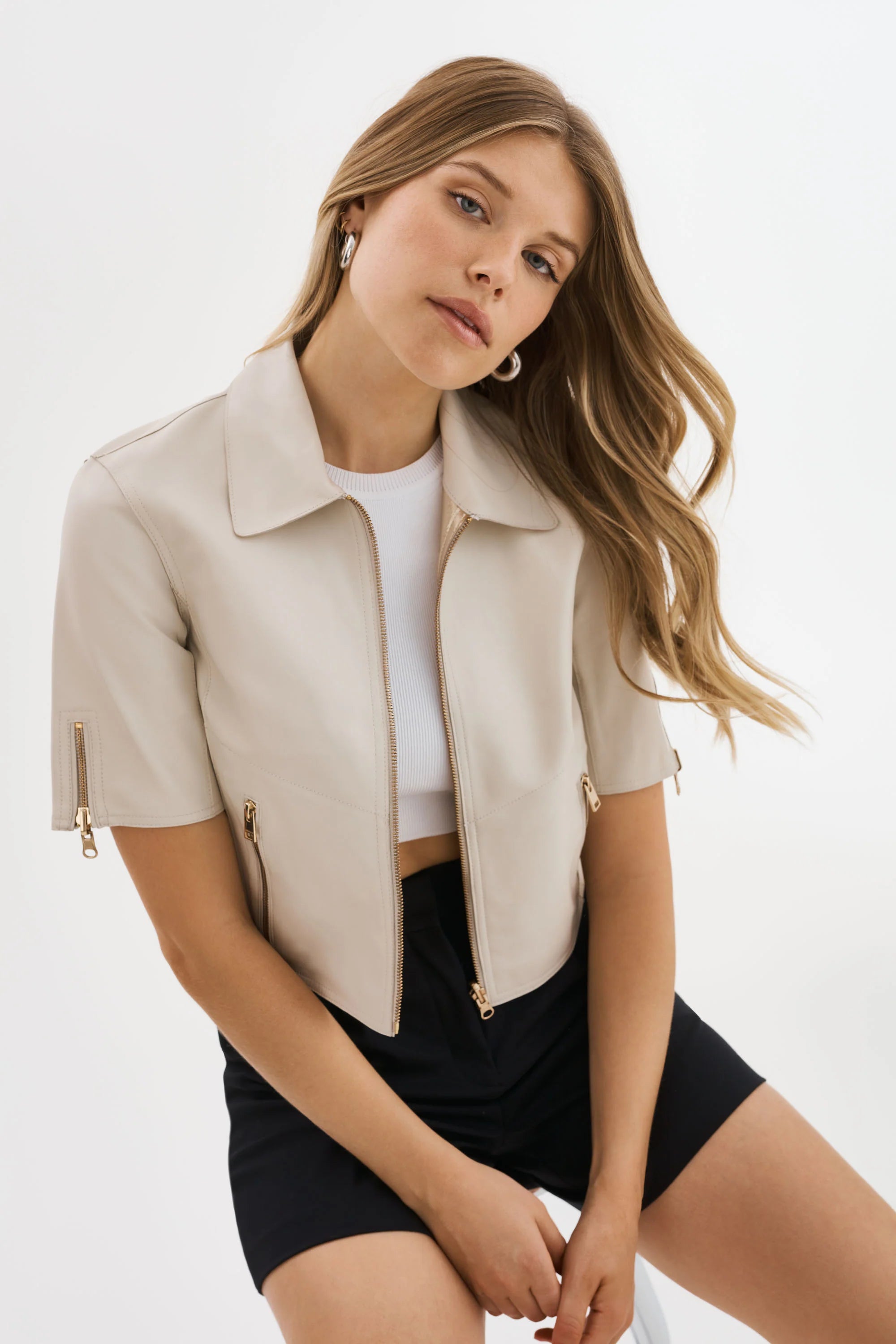 SEVANA | REVERSIBLE LEATHER JACKET