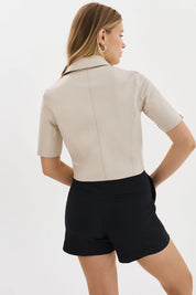 SEVANA | REVERSIBLE LEATHER JACKET