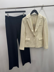 Button single-breasted blazer Fd3994