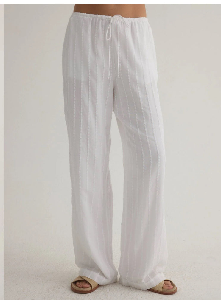 Wide Leg Pant - White