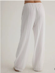Wide Leg Pant - White
