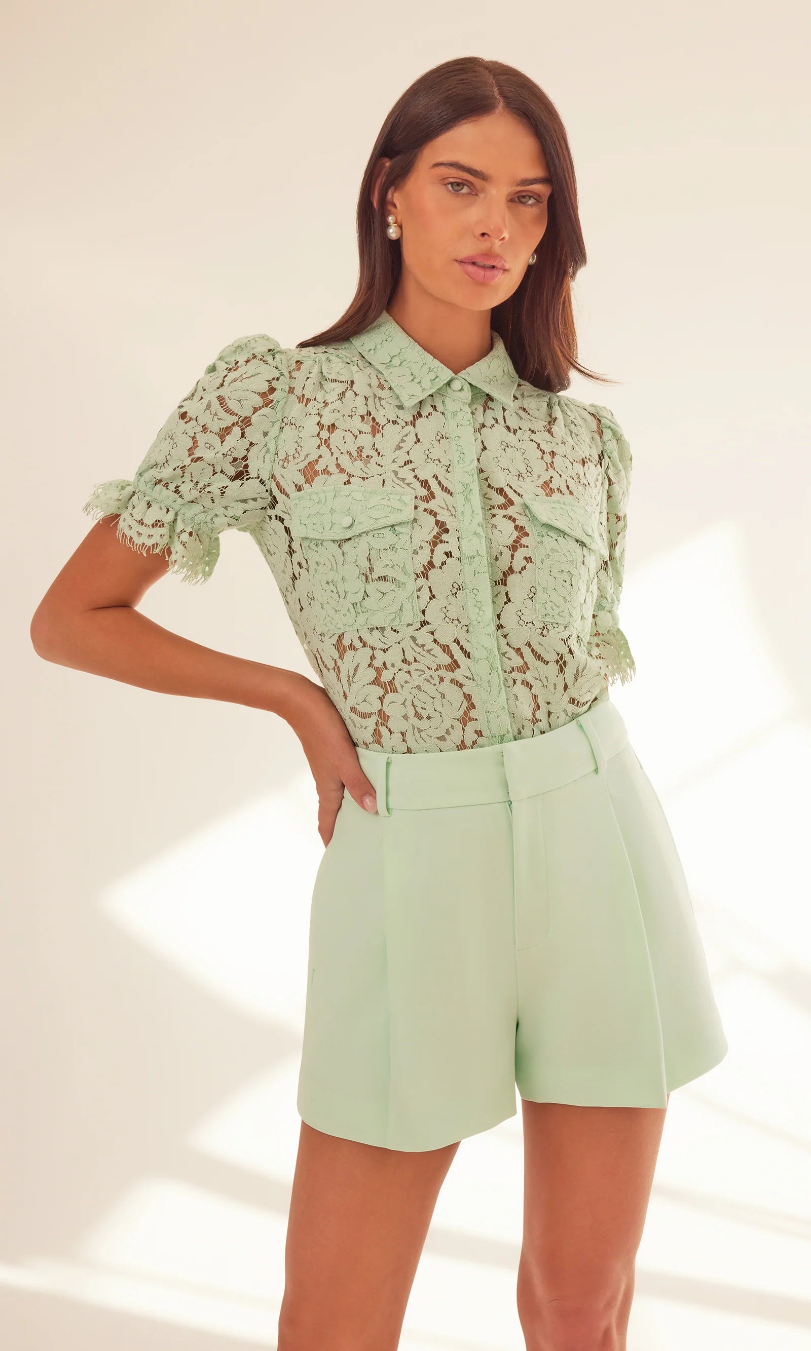 MINA LACE SHIRT