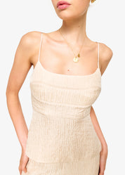 LISBON BUSTIER CAMISOLE BONE