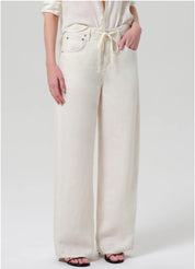 Brynn Drawstring Linen Trouser