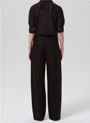 Brynn Drawstring Linen Trouser