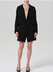 Brynn Drawstring Linen Short