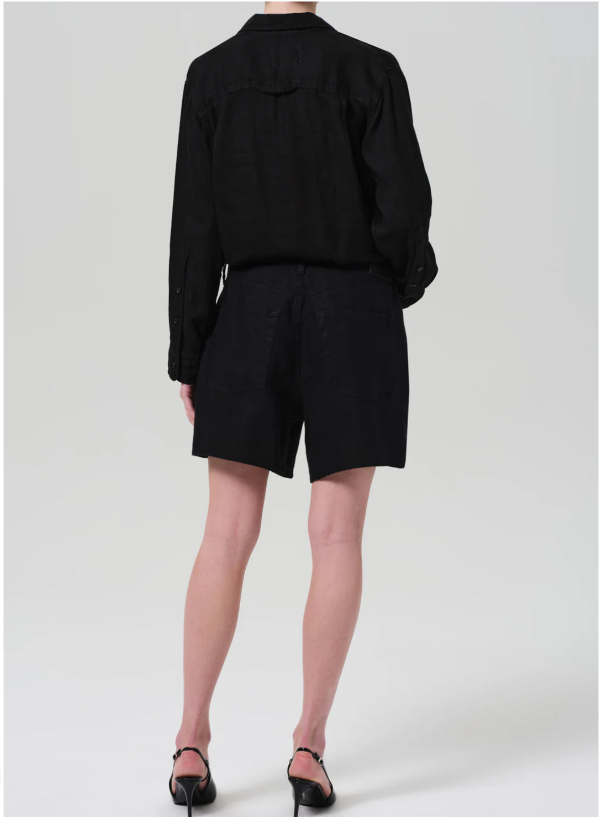 Brynn Drawstring Linen Short