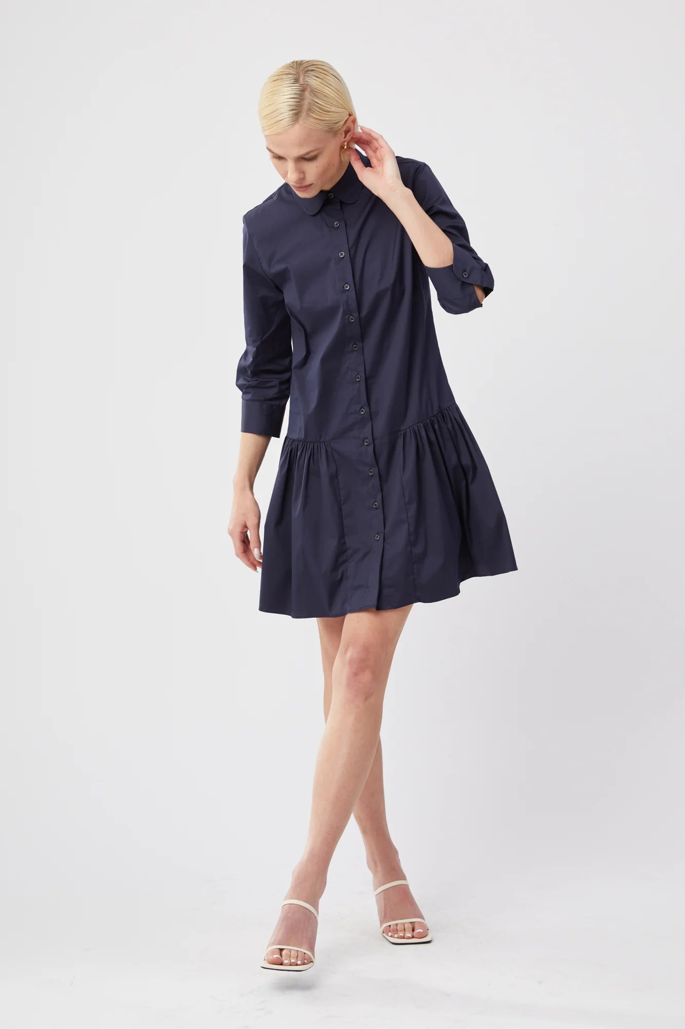 THE DROP WAIST SHIRT DRESS