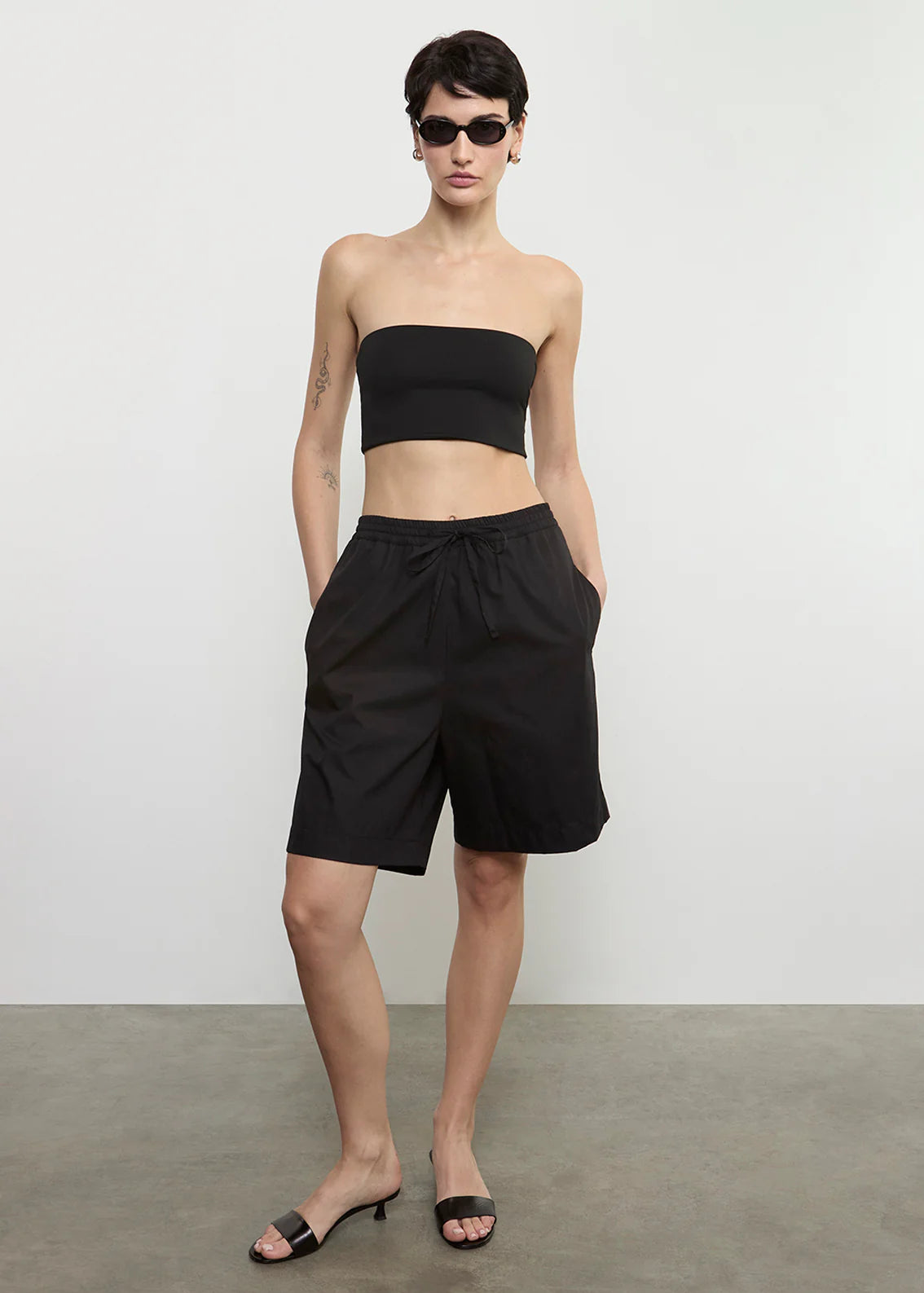 POPLIN RESORT SHORT