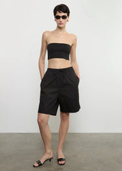POPLIN RESORT SHORT
