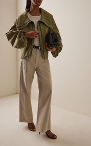 Yuna Twill Utility Pants | Pumice